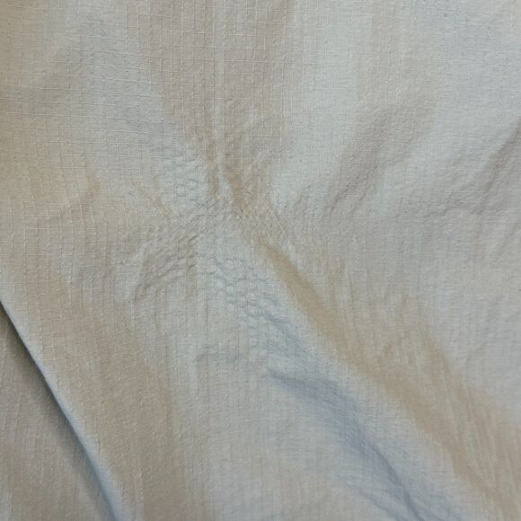 Vintage LL Bean Button Up Shirt Mens Medium Light Khaki Ripstop Outdoors *Flaw - Picture 8 of 16